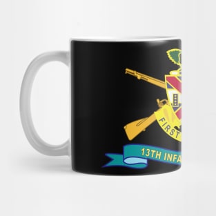 13th Infantry Regiment - DUI w Br - Ribbon X 300 Mug